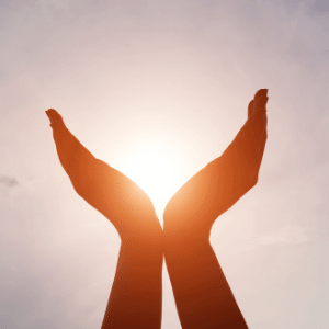 lift your hands and pray