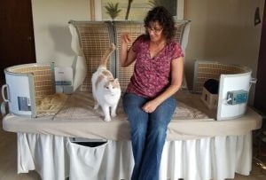 Contact Us - A picture of me with my Cat - I sure do Love my Cat!