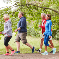 Healthy Habits Healthy Living showing People Walking