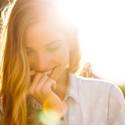 woman happy